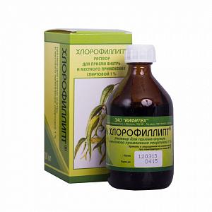 Как полоскать горло Хлорофиллиптом