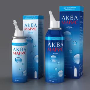 Как принимать Аквамарис от горла