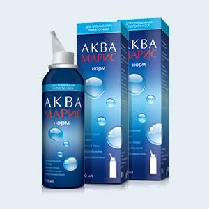 Как принимать Аквамарис от горла