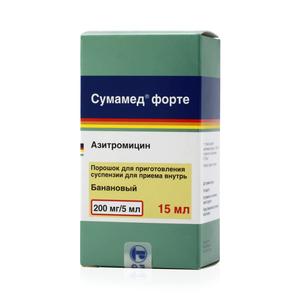 Как принимать Сумамед при ангине