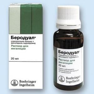 как разводить беродуал для ингаляции