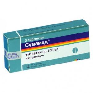 Как принимать Сумамед при ангине