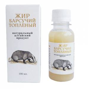 как пить барсучий жир при кашле