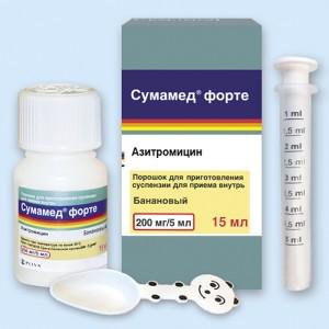 Как принимать Сумамед при ангине