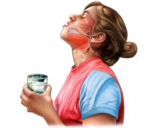 Как полоскать горло содой