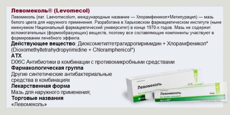 Левомеколь при гайморите