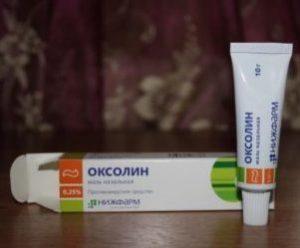 Как применять оксолиновую мазь детям