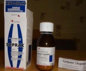 Как принимать Супракс при ангине