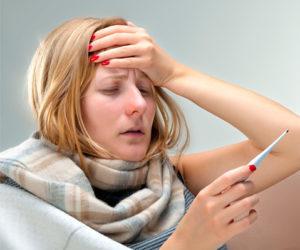 Как сбить температуру при ангине