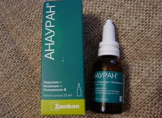 Анауран ушные капли инструкция по применению