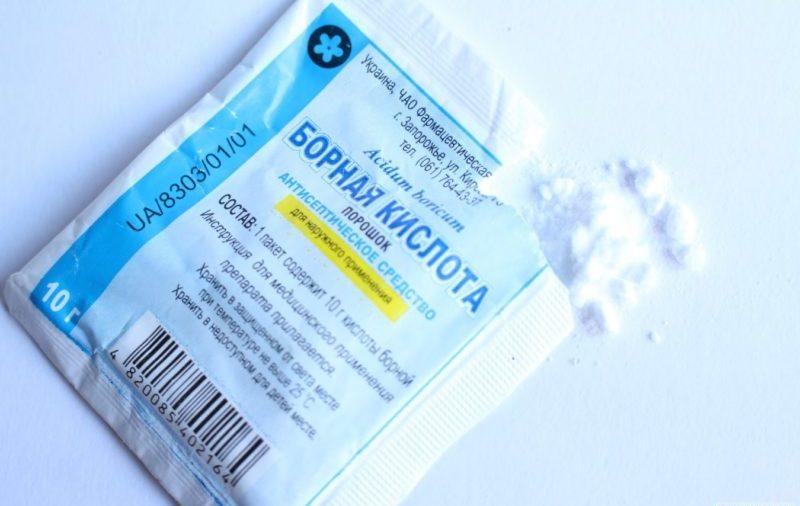 Борная кислота при отите