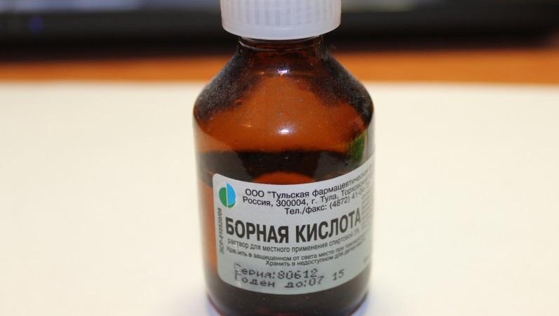 Борный спирт при отите