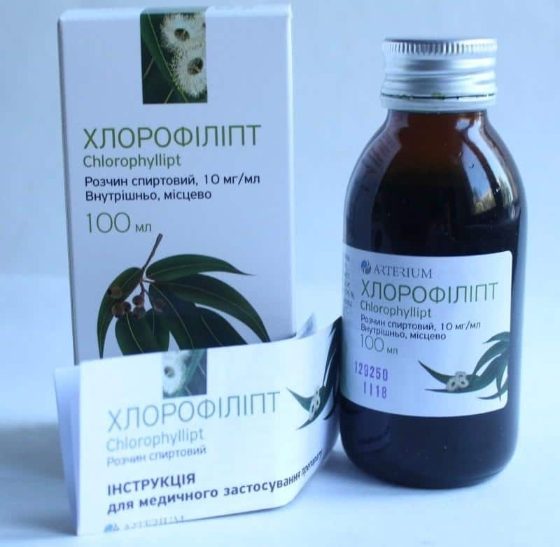 как разводить хлорофиллипт для промывания носа