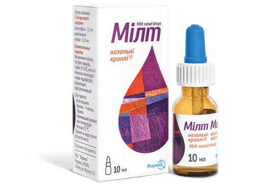 инструкция по применению капель в нос милт