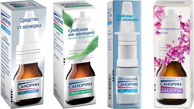 санорин капли в нос инструкция