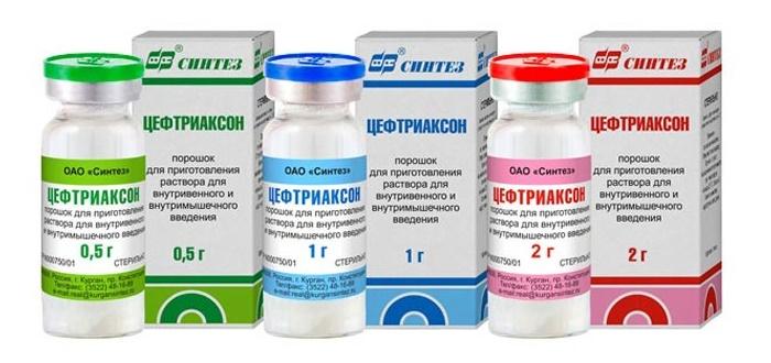 цефтриаксон при отите