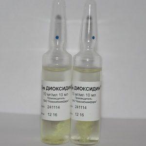 как развести диоксидин для промывания носа