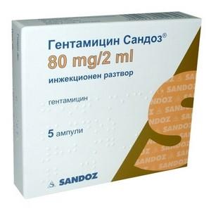 гентамицин при гайморите