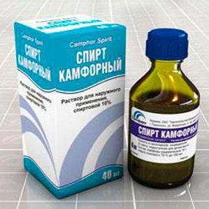 Камфорный спирт в ухо - инструкция по применению