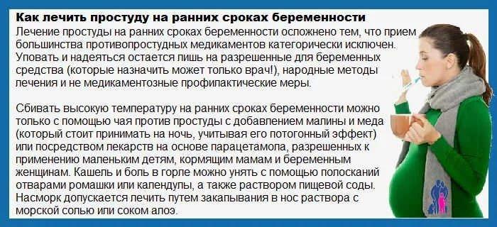 чем опасно орви на ранних сроках беременности