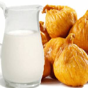 рецепт инжира с молоком от кашля