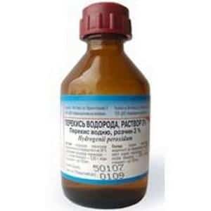 Как полоскать горло перекисью водорода при ангине