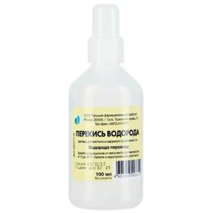 Как полоскать горло перекисью водорода при ангине