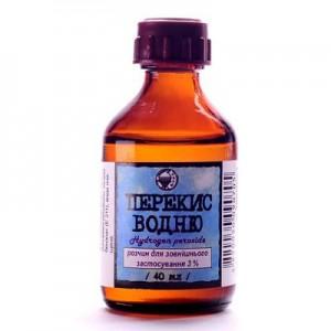 Как полоскать горло перекисью водорода при ангине