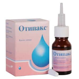 ушные капли отипакс инструкция по применению